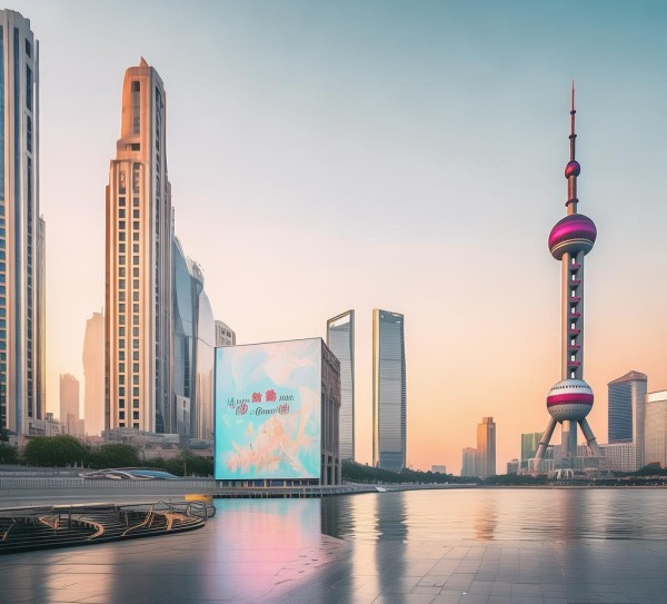 外滩诗意广告,现代与美感的完美融合 外滩诗意广告,现代与美感的完美融合